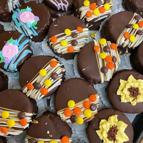 Chocolate Covered Mini Cakes 381